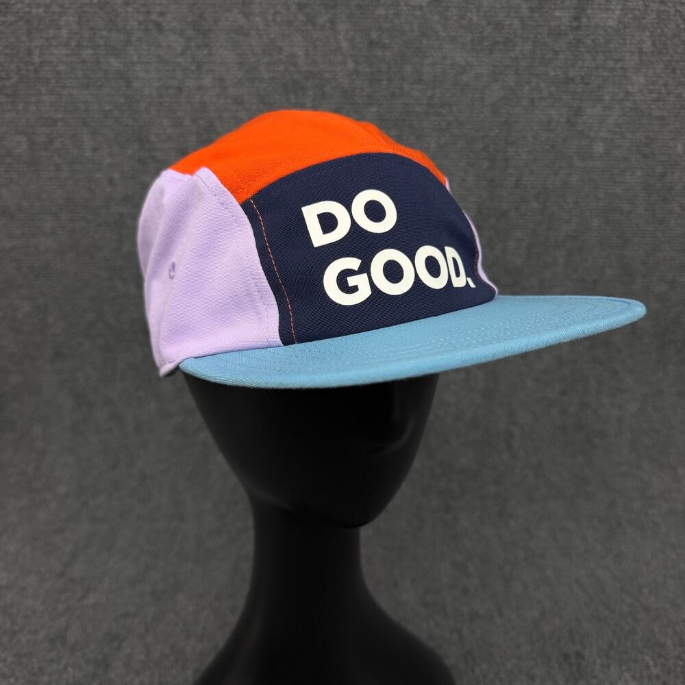 COTOPAXI Do Good 5-Panel Hat Orange Purple Blue